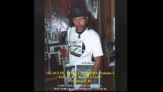 GG Allin &amp; Algae Afterbirth - Teacher’s Pet (Live 1987)