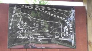 preview picture of video 'dorchester park,dorchester,wi.disc golfing. kiosk ..06-29-14'
