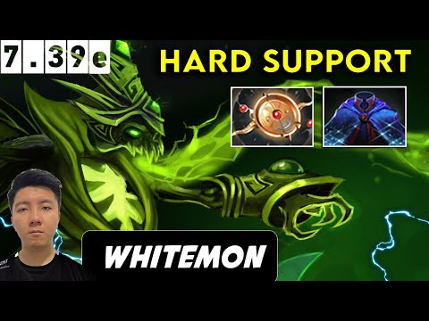 Whitemon Pugna Hard Support - Dota 2 Patch 7.39E Pro Player Full gameplay