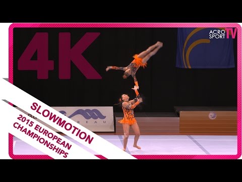 Ferreira, Martins - Portugal - Women´s pair - Junior dynamic final - European Championship 2015