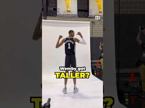 Wemby got two inches TALLER at 7’5”?! 🤯