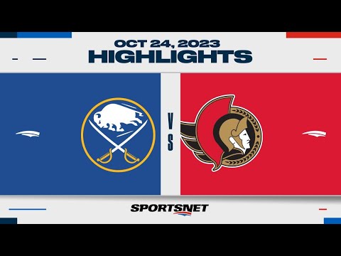 NHL Highlights | Sabres vs. Senators - October 24, 2023