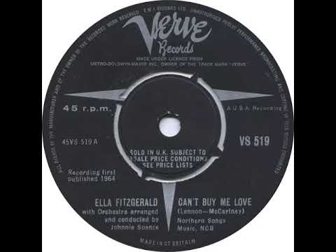 UK New Entry 1964 (94) Ella Fitzgerald - Can't Buy Me Love