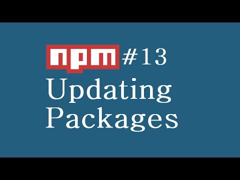 npm Tutorial for Beginners 13 Updating Packages