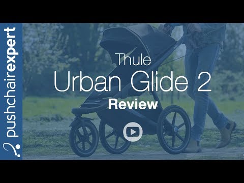 THULE Urban Glide 2 bėgimo vežimėlis | Juodas/žalias (Juodas/Cypress Žalias) video