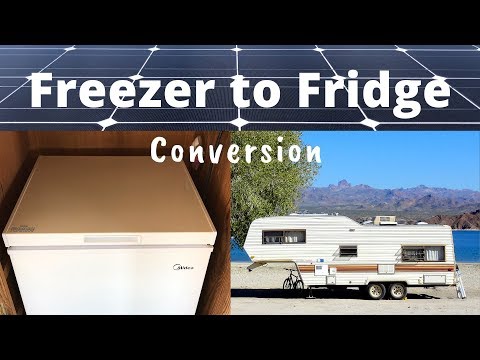Chest Freezer to Fridge Conversion, Super Efficient Solar Powered Off-Grid Refrigerator