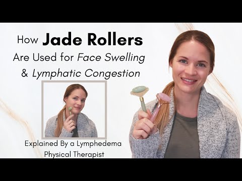 Using a Jade Roller for the Lymphatic System and Face Swelling - By a Lymphedema Physical Therapist