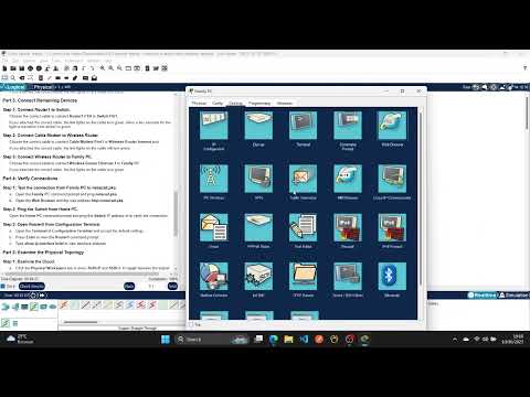 4.6.5   Packet Tracer - Connect a Wired and Wireless LAN
