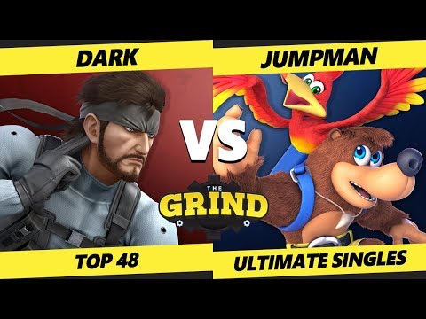 Smash Ultimate Tournament - Dark (Snake) Vs. Jumpman (Banjo, Bayonetta) The Grind 112 SSBU Top 64
