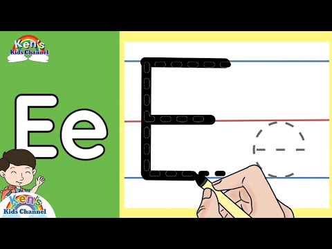 Write the Letter Ee | Alphabet Writing for Children