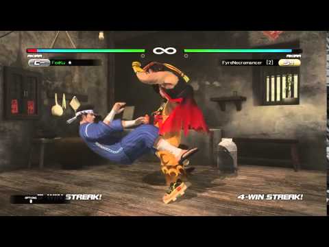 DOA5LR Akira Kneeacide!