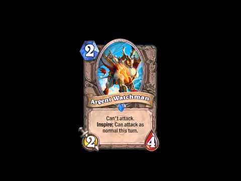 Argent Watchman Sounds - Hearthstone The Grand Tournament
