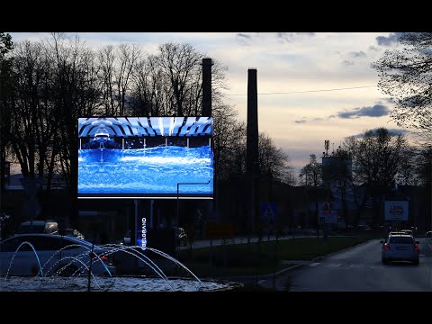 PRVI 4strani 3D LED Bilbord u Evropi