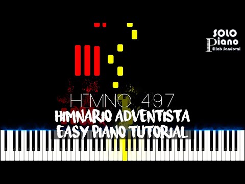 HIMNO 497 - Manos | Easy Piano Tutorial + Partitura