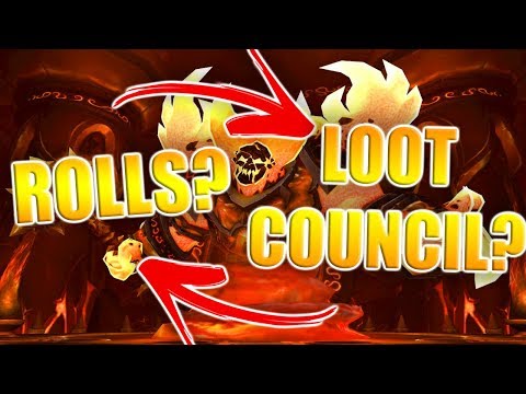 Asmongold Tries to Decide On Looting Via Roll or Loot Council On This Weeks Ragnaros Loot