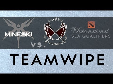 Teamwipe by Mineski vs  Scythe @ TI4 Qualifiers SEA (incl. BONUS PINOY PRIDE version!)