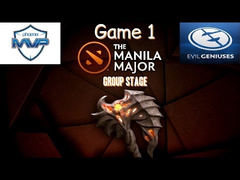 MVP Phoenix vs EG - Game 1 - Manila Major Group D - Highlights