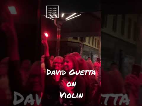 David Guetta on LED Violin