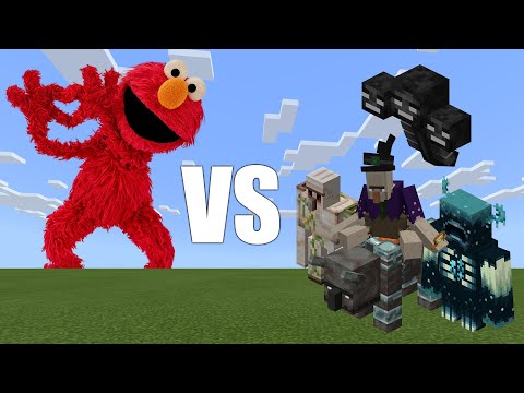 EPIC SHOWDOWN: Elmo Battles Minecraft!