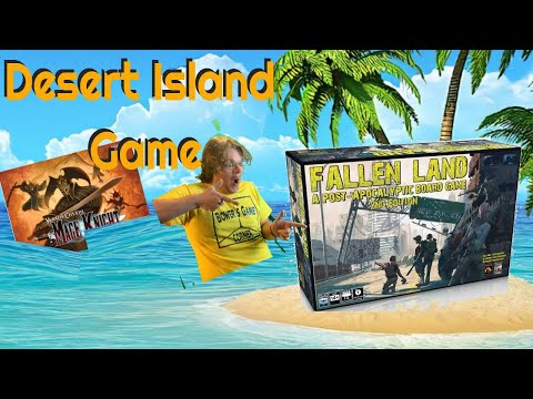 Fallen Land : A Post Apocalyptic Board Game - 2nd Edition  Is My New Desert Island Board Game