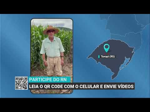 Toropi (RS) terá mais de 150 mm de chuva; cenário favorece trabalhos em campo