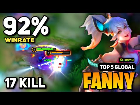 92% WINRATE! Fanny Best Build 2023 [ Fanny Top Global Gameplay ] By Kyushu - Mobile Legends