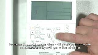 Changing temperature sensing from a return air sensor to a wired controller