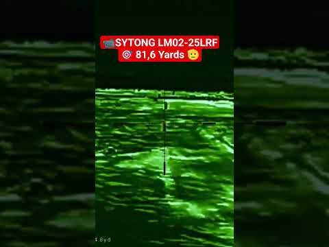 Garrafa a 81,6 Yards (74,65 metros), SYTONG LM02-25LRF 📹 Thermal Vision 🔥 #carabinapcp #jts #thermal