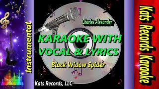 Black Widow Spider Karaoke Video With Lyric &amp; Vocal