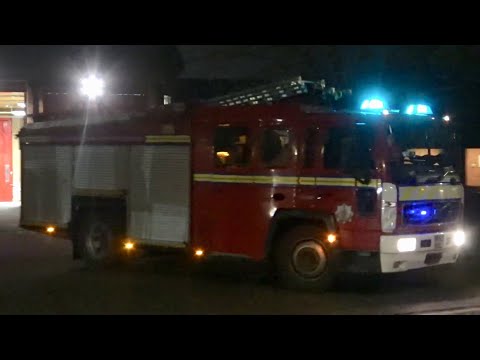 *RETRO* Manchester Central Old Second Pump Turnout - Greater Manchester Fire And Rescue Service