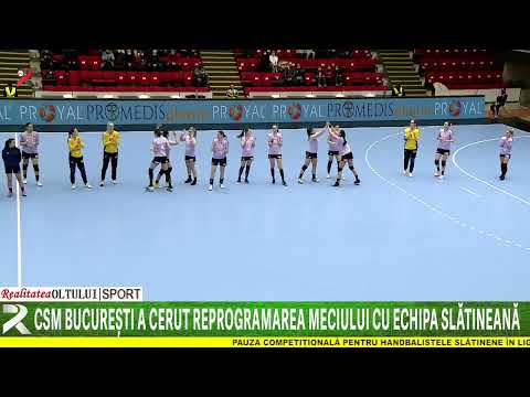 CSM București a cerut reprogramarea meciului cu echipa slătineană
