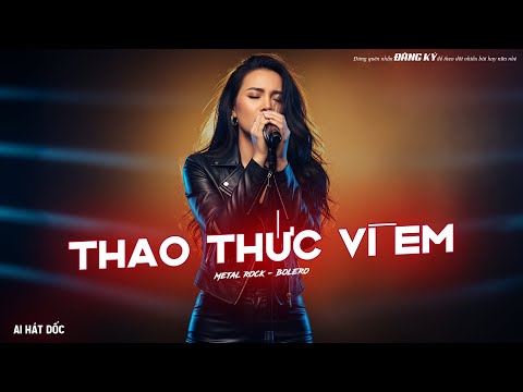 Thao Thức Vì Em (Metal Rock Version) - Bolero Rock Cực Cháy | AI Hát Dốc