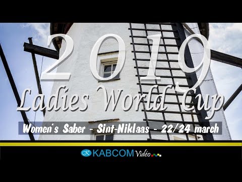 LADIES WORLD CUP - WOMEN'S SABER TEAM - SINT-NIKLAAS 2019 - TABLEAU 32 - YELLOW PISTE