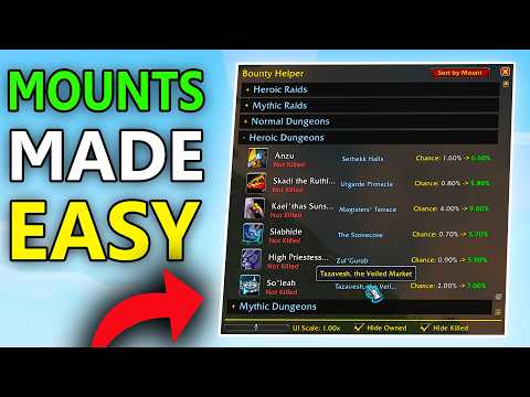 This WoW Addon Makes Rare Mount Farming EASY