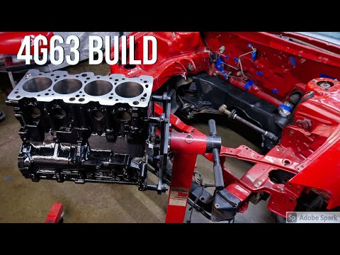 Mitsubishi Eclipse GSX Build Part 2: 4G63 bottom end