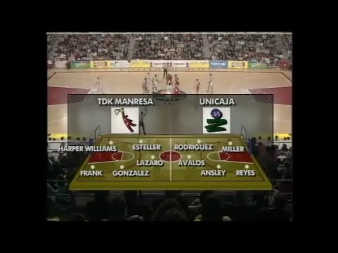 ACB 1995/1996 - TDK Manresa - Unicaja Málaga - J29