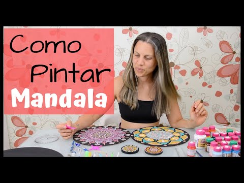 Como pintar MANDALA com PONTILHISMO passo a passo