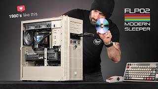 I Built an EPIC Sleeper PC (it's wild) | Silverstone FLP02 Retro Gaming PC Build