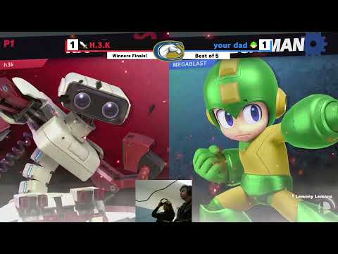 Davis Submit: Winner's Finals - H.3.K (Mii Swordfighter/ROB) VS your dad (Mega Man)