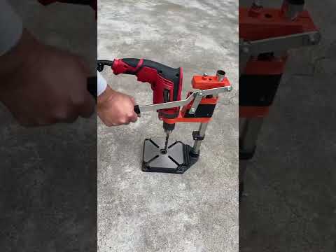 electric drill into bench drill bracket accessories Good tools to share