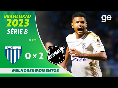 Gols e lances de Avaí x ABC-RN