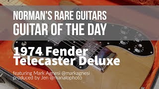 Video thumbnail for 1974 Fender Telecaster Deluxe | Guitar of the Day by Normans Rare Guitars