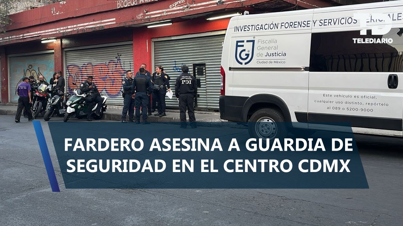 Menor ingresa a un Aurrera para robar y asesina a guardia de seguridad en la colonia Centro de CdMx