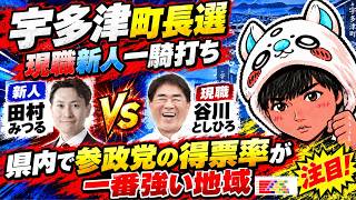 【2026年宇多津町長選挙】香川県内で参政党が一番強い町、少子化対策の成功で5期目を目指す現職と新人の一騎打ち　＃選挙　＃参政党　＃自民　＃国民民主党