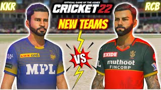 IPL 2022 KKR vs RCB New Teams T20 Match Cricket 22 Live - RtxVivek