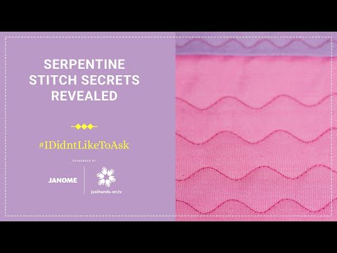 Serpentine Stitch Secrets Revealed