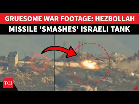 Hezbollah Missile BLOWS UP Israeli Merkava Tank In First Confirmed Hit To Avenge Khamenei | WATCH