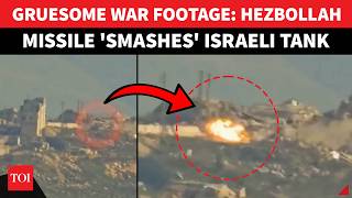Hezbollah Missile BLOWS UP Israeli Merkava Tank In First Confirmed Hit To Avenge Khamenei | WATCH