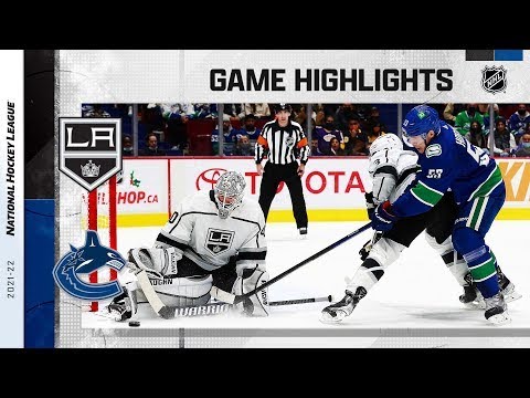 Los Angeles Kings vs Vancouver Canucks | December 6, 2021 | Game Highlights | NHL Regular Season