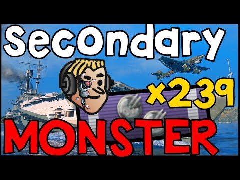 Graf Zeppelin SECONDARY BEAST ^^ - World of Warships